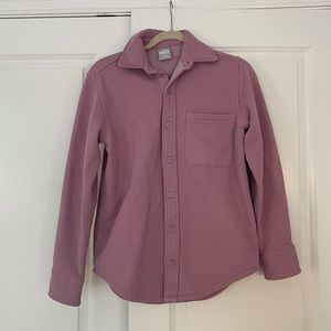 Aritzia TNA Cozy Fleece Boyfriend Shirt